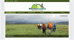 Desktop Screenshot of mountainleaders.ie