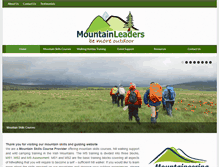 Tablet Screenshot of mountainleaders.ie